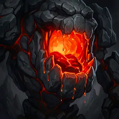 Lava und Steinriesen